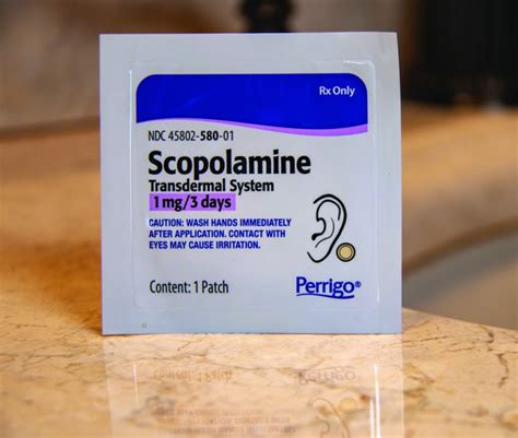 Scopolamine patch side effects after removal