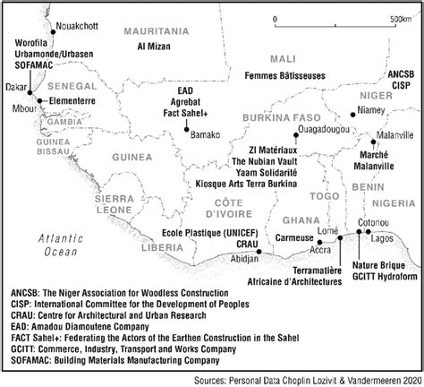 Map of alternative construction initiatives, 2020. © A. Choplin, M.... | Download Scientific Diagram