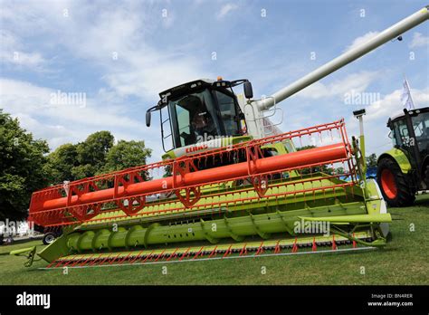 Claas Lexion combine harvester on display at Shropshire County Show ...