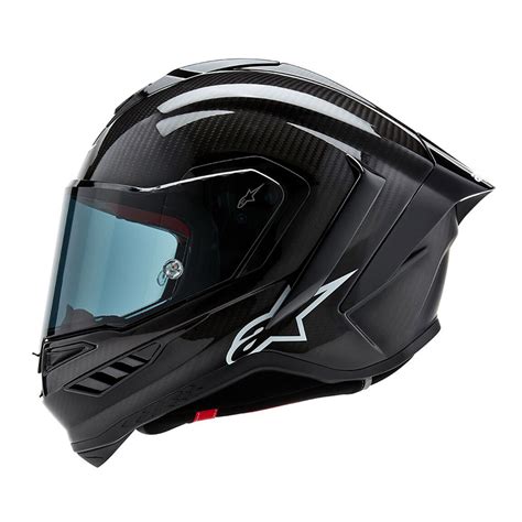 Alpinestars Supertech R10 Solid Helmet Black Gloss A82001241902 Full Face Helmets | MotoStorm