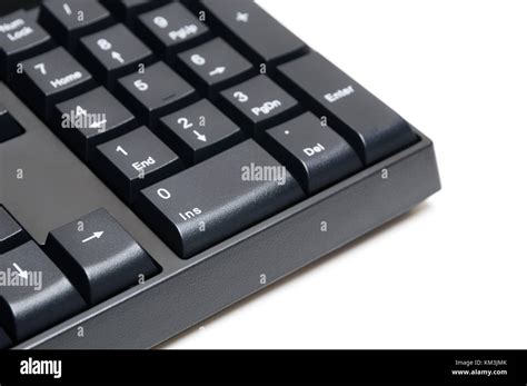 Computer keyboard isolated on white background Stock Photo - Alamy