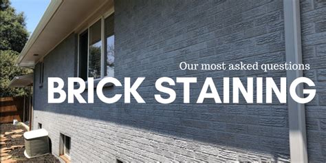 Brick Staining - What You Need to Know - Kind Home Solutions | Stained ...