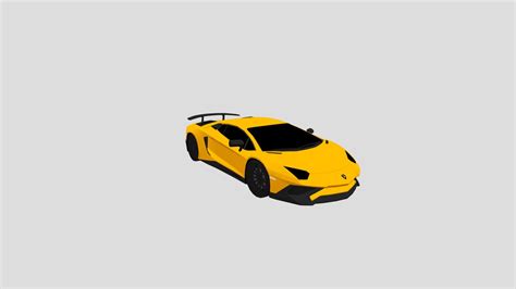 Lamborghini_Aventador ANIMATION - 3D model by merlinx [7d7a27c] - Sketchfab