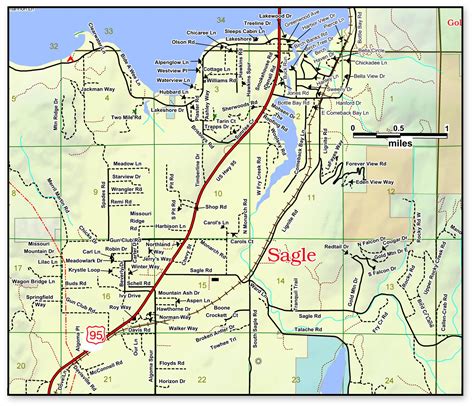 Sagle, Idaho Maps and Directions