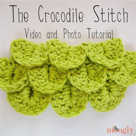 Crocodile Stitch Tutorial • Free Crochet Tutorials and Patterns