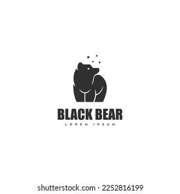 Black Bear Vector Logo Design Inspiration Stock Vector (Royalty Free) 2252816199 | Shutterstock