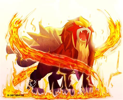 Entei by E-m2 on DeviantArt