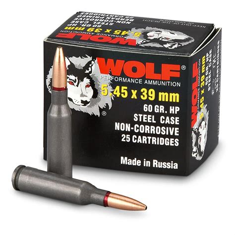 20 rds. 60 - gr. 5.45x39 Hollow - point Ammo - 77554, 5.45x39mm Ammo at ...