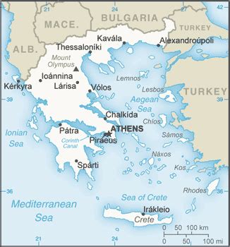 Mapa Grecji- Grecja mapa samochodowa, topograficzna i inne