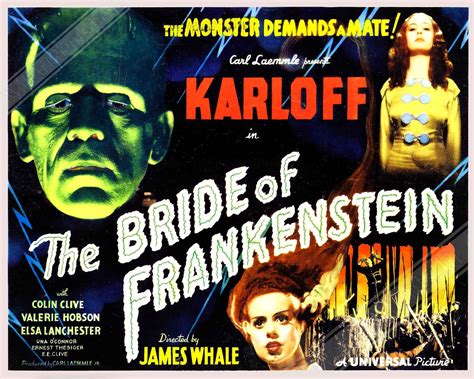 Bride Of Frankenstein Poster Vintage Horror Movie Poster 1935 | Etsy