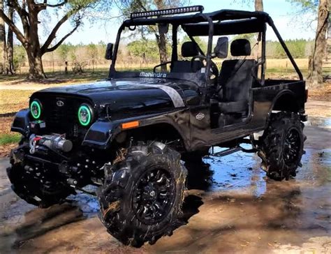 Mahindra Thar-based Roxor with BIG lift & tractor tyres looks off-road ready [Video] | Tractor ...