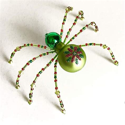 Sparkling Spider Christmas Ornament