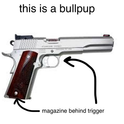 pistol = bullpup : r/NonCredibleDefense