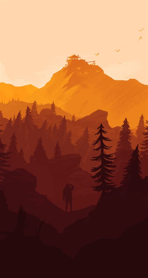 Firewatch wallpaper for iPhone and desktop | Mid Atlantic Consulting Blog