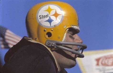 Pittsburgh Steelers QB Ed Brown, in what looks like a helmet from a ...