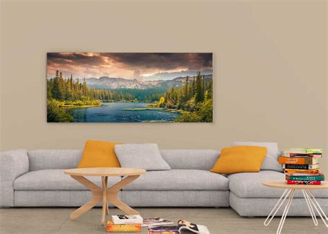 Ultra Wide Wall Art Mockup | Free Mockup