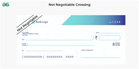 Types of Crossing of Cheques - GeeksforGeeks