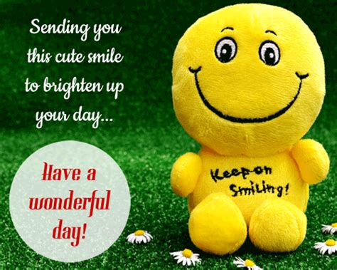 Cute Smile To Brighten Up Your Day. Free Smile eCards, Greeting Cards | 123 Greetings