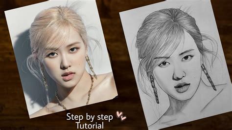 Descubrir 30+ imagen drawing blackpink rose - Viaterra.mx