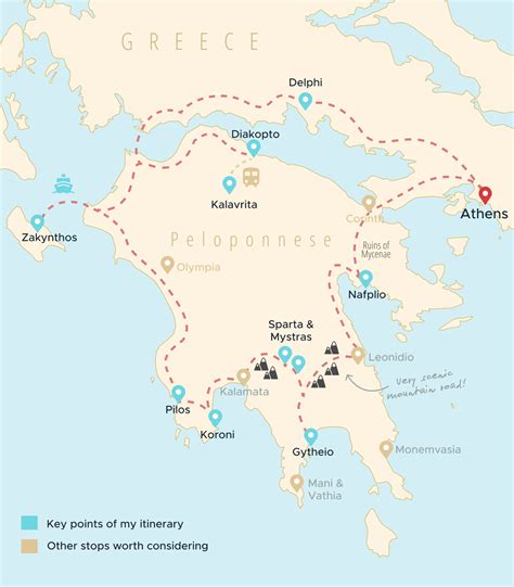 Epic Guide To Peloponesse, Greece [Route, Highlights, Costs] • Indie ...