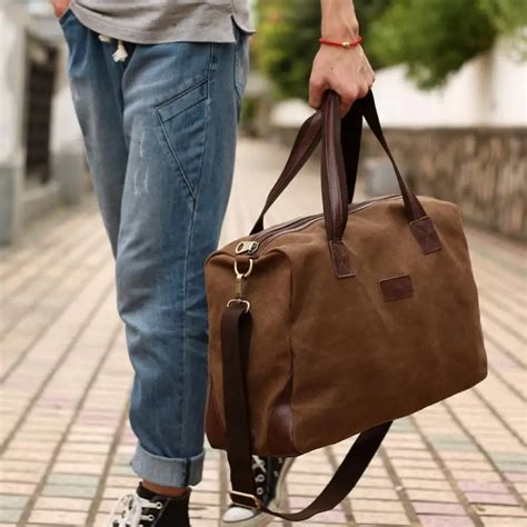 new 2015 fashion men handbag canvas large capacity men messenger bags men's travel bags men's ...