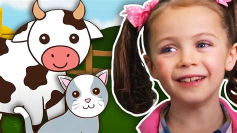 Moo Moo Moo Cow! BEST Animal Sounds Songs for Kids | 60 Minutes of Kids ...