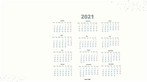 Free 2021 Desktop Calendar Wallpaper - Immediate Download - Tiara Tribe