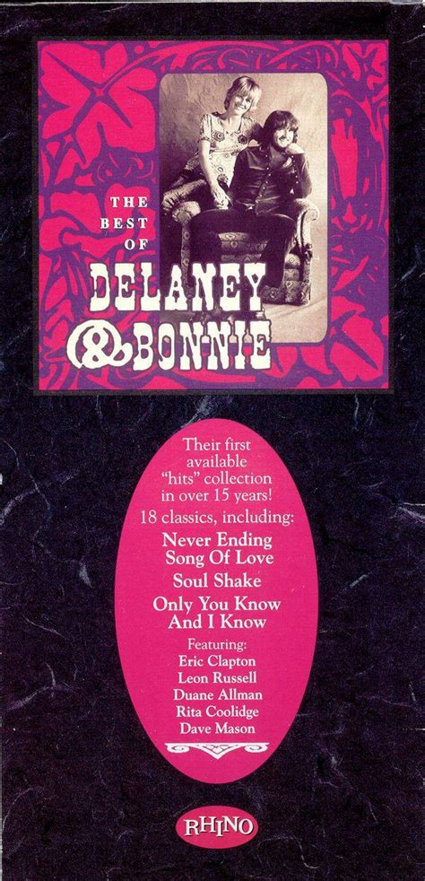 Delaney & Bonnie - The Best Of Delaney & Bonnie (1990, CD) | Discogs