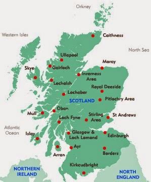 Maps of Scotland - Free Printable Maps