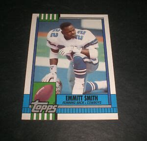 1990 TOPPS EMMITT SMITH ROOKIE CARD - #27T | eBay