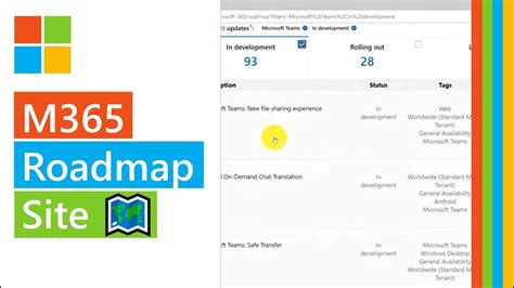 How to use the M365 Roadmap site to know what features are coming out ...