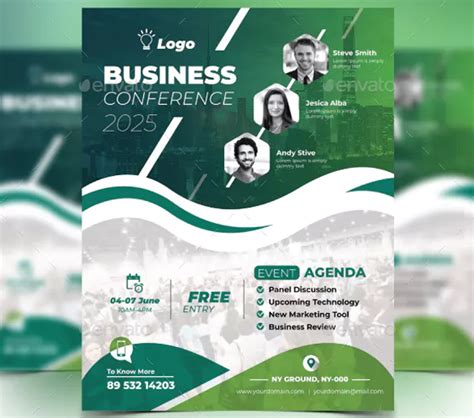 41+ Conference Flyer Templates | Free & Premium | Psd | Ai | Eps | Formats