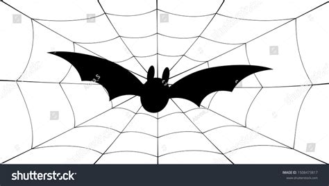 Bat Icon Bat Wings Black Web Stock Illustration 1508473817