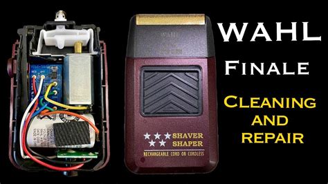 Wahl Finale Shaver Cleaning and Repair - YouTube