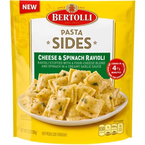 Bertolli Cheese & Spinach Ravioli Frozen Pasta Sides, 13 oz - Kroger