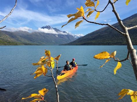 Terry and Matt enjoyed doing some kayaking on Eklutna Lake (northeast of Anchorage). | Natural ...