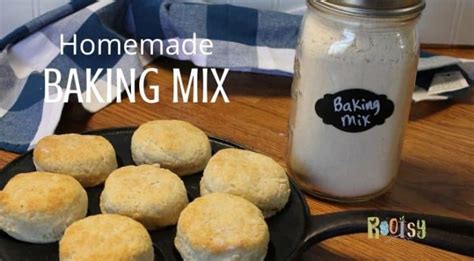 Homemade Baking Mix - a Bisquick TM substitute - Rootsy Network