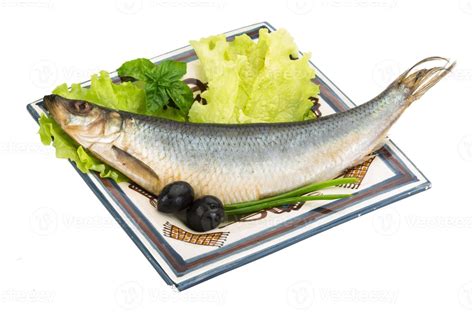 Salted Herring in dish 8426356 Stock Photo at Vecteezy