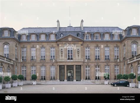 France - Paris. Elysee Palace (Palais de l'Elysee), the official residence of the President of ...