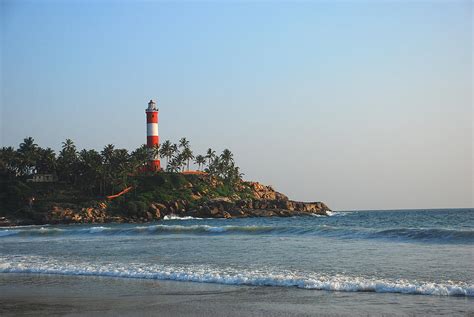 Lighthouse At Kovalam Beach, Kerala by Aditi Das Patnaik