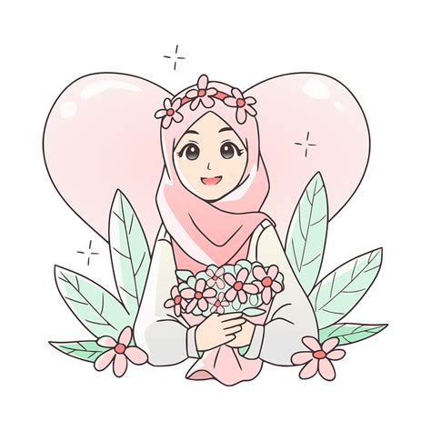 Download Girl, Muslim, Cartoon. Royalty-Free Stock Illustration Image ...