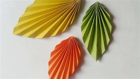 How To Create Easy And Fun Paper Leaves - DIY Crafts Tutorial - Guidecentral - YouTube