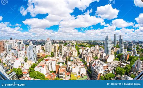 View of the Skyline of Buenos Aires on a Sunny Day Stock Photo - Image ...