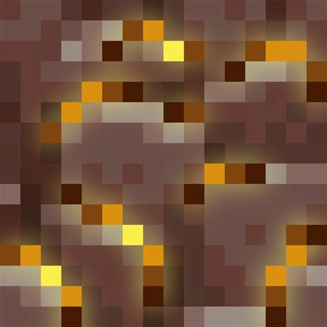 Glowing Gilded Ancient debris - Resource Packs - Minecraft