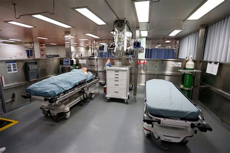 A look inside the US Navy hospital ship USNS Comfort