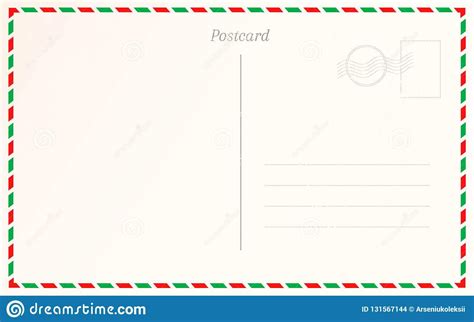 21 Postcard Template With Border by Postcard Template With Border ...