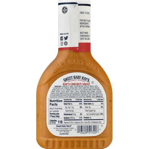 Sweet Baby Ray's Dipping Sauce, Ray's Chicken (14 oz) Delivery or ...