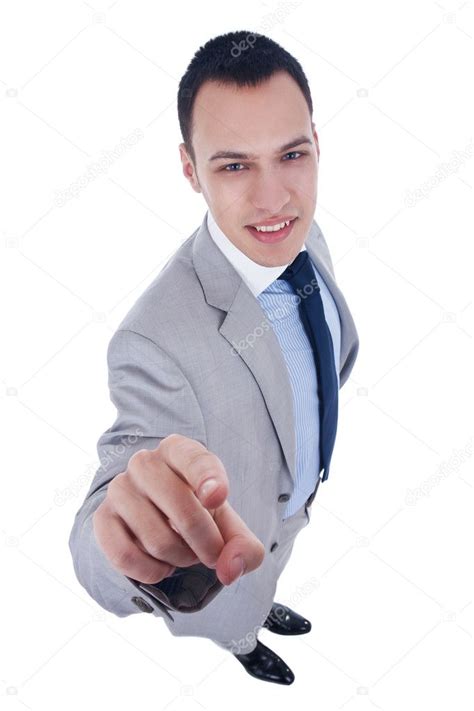 Business man pointing at camera Stock Photo by ©feedough 4997161