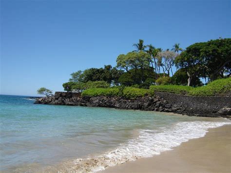 Kauna'oa Beach - Mauna Kea Beach, Kamuela, HI | Big island, Kohala ...