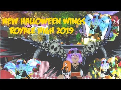 Royale High Halloween Wings 2019! - YouTube